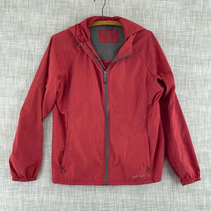Eddie Bauer Sport Jacket Mens L Red 2379